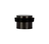 EVI Herrajes | Butée de porte adhésive noire | Ø24x20 mm