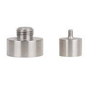 EVI Herrajes Butée de porte avec retenue rotative | Kit rallonge de hauteur de 13 mm | Creux utile 50 mm d'épaisseur | Fixation adhésive ou avec vis + cheville | Mod. I-164RTAM