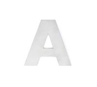 EVI Herrajes | Lettre Adhésive A Pour Maisons | Acier Inoxydabl | 120 mm | Pour Les Murs, FaçAdes, Portails Ou Portes | Válida Pour L’ExtéRieur Et L’IntéRieur | Mod.0650120AAM