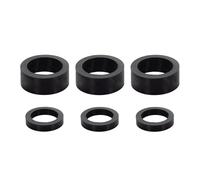 EVI Herrajes | Lot Caoutchouc Protecteur De Rechange Pour Butée De Porte Adhésive | 3 Unités | Compatible avec le Mod. I-253 | Rechange D’Origine | Caoutchouc Noir
