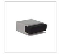 EVI Herrajes | Mini Butée De Porte Adhésive | 25 x 14 mm | Caoutchouc Noir | Carré | Acier Inoxydabl | Forte AdhéSion | 100% fonctionnel | Mod. 197/25x14-AM