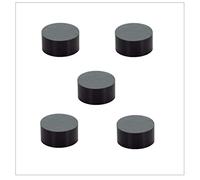 EVI Herrajes | Rechange Pour Butée De Mur Adhésive Pour Portes | Lot 5 Unités | Compatible avec le Mod. I-205 | Rechange D’Origine | Caoutchouc de Silicone | Noir