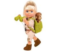 Simba - Mini poupée Evi Love Singes - 12 cm - Tenue d'exploratrice multicolore