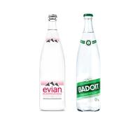 Evian bouteilles (6x1L) - Badoit bouteilles (6x1L)