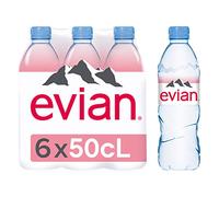 Evian Eau Minérale Naturelle, 6 x 500ml