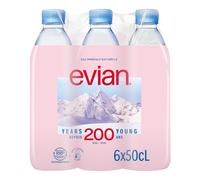 EVIAN eau minérale naturelle pack 6x50cl