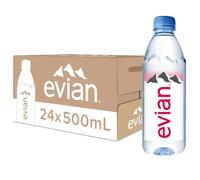 Evian Eau plate 500 ml - Lot de 24