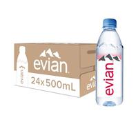 Evian Eau plate 500 ml - Lot de 24
