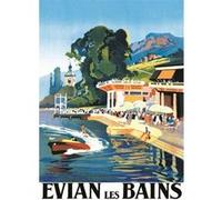 EVIAN LES BAINS - Lucien Péri 1929 - 50x70cm - AFFICHE G