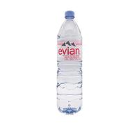 Evian minérale naturelle 1,5 L d'eau (Pack de 12 x 1.5ltr)