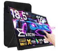 EVICIV Écran Tactile Portable 18,5 Pouces 120Hz avec VESA & béquille, 100% sRGB 1500:1 1080P FHD FreeSync IPS Grand Jeux Moniteur d'ordinateur avec USB C Mini HDMI pour Laptop/PC/Phone/Console de Jeu