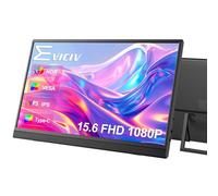 EVICIV Moniteur portable de 15,6 pouces 1080p, FHD pour ordinateur portable, écran portable IPS avec VESA et béquille, écran externe USB-C Mini HDMI pour ordinateur portable/PC/téléphone, compatible