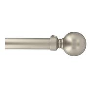 EVIDECO L760412099 - Lot de tringles à rideaux extensibles de 120 à 20 cm (diamètre 1,9"), couleur argentée