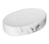 EVIDECO Marble Collection Porte-Savon de Bain Dolomite Blanc 5,3 x 9,1 x 3,2 cm