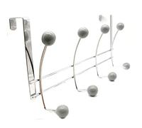 EVIDECO Porte à 8-Hook Rack, Gris, 37,5 x 315 cm