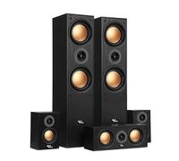 Evidence Acoustics Ensemble HiFi/Home-Cinéma EA950-PG - 5 Enceintes 850W - Bass Reflex - Haut-parleurs Finition cuivre