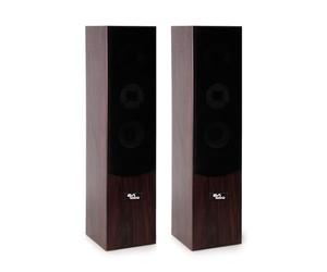 Evidence Acoustics Pack Enceintes HiFi/Home-Cinéma EA700-WAL - 2x500W PMPO - Bass Reflex 3 Voies - Noyer - Câble 5M