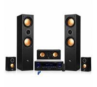 Evidence Acoustics Pack Home Cinéma 5.1 850W Bluetooth Colonnes Ampli USB Karaoké Noir + Clé USB 32 Go