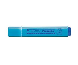 EVIDENZIATORE FLUORESCENTE TRATTO VIDEO AZZURRO