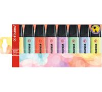 Evidenziatore - STABILO BOSS ORIGINAL Pastel - Astuccio da 8 - Colori assortiti