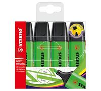 Evidenziatori - STABILO BOSS Original - Astuccio con 4 evidenziatori - Verde, 4 Pezzi
