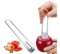 Évideur de poivron 2025 en acier inoxydable multifonction pour fruits et légumes, gadget utilitaire de cuisine pour poivrons, pommes, poires