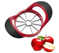 Évideur de pomme à 12 tranches avec lame en acier inoxydable utilisé dans les fruits (rouge 12 tranches)