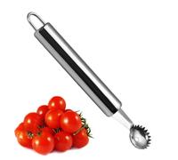 Évideur De Tomates - Équeuteur De Fraises Pratique | Outil Portable En Acier Inoxydable | Ustensile De Cuisine Adapté Aux Fruits, Légumes Et Préparations Rapides