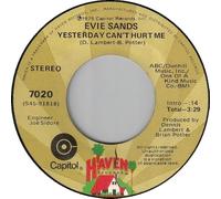 EVIE SANDS - (am i) crazy 'cause i believe / yesterday can't hurt me 45 rpm single
