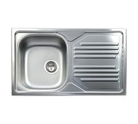 Évier 1 Bac ATMOSPHÈRE Inox Prépolie 86 X 50 Cm TM861IRPC