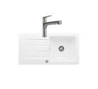 Evier 1 bac VILLEROY ET BOCH Architectura 60 + Robinet de cuisine Junis Sky Shower