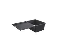 Grohe évier en composite 31644AP0 860x500mm, 1 bassin avec égouttoir, granit noir