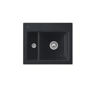 Evier 1 cuve et demi VILLEROY ET BOCH Subway 60 XM 62 x 51 cm sans egouttoir Graphite CeramicPlus