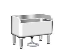 Évier À Balais Commercial, Évier À Balais Sur Pied En Acier Inoxydable, Adapté Aux Balcons, Jardins, Buanderies, Garages, Sites Industriels Et Restaurants(41x45cm/16.1x17.7in)