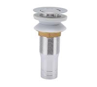 Évier à bascule en acier inoxydable drain, bouchon de drainage court poli avec conception anti-blocage, ensemble d'évier de salle de bain électroplate pour la cuisine de vanité