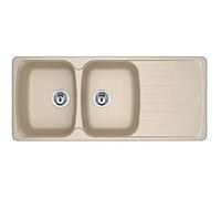 Évier à deux cuves avec égouttoir - Franke - AZG 621 - Rectangulaire - Réversible