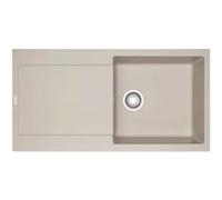 Evier à encastrer 1 bac FRANKE Maris Fragranit avec vidage manuel 97 x 50 cm Café crème Gris G