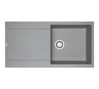 Evier à encastrer 1 bac FRANKE Maris Fragranit avec vidage manuel 97 x 50 cm Stone Gris foncé G