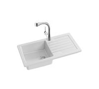 Evier à encastrer 1 bac Gaspard + robinet cuisine Elate