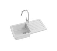 Evier à encastrer 1 bac Gaspard + robinet cuisine Kumin