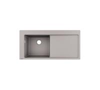 hansgrohe évier 43330380 1050 x 510 mm, 2000 principal 2000 à gauche, égouttoir, gris béton
