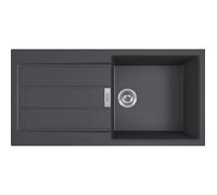 Évier à encastrer 1 bac XL Sirius 2.0 S2D 611-100 Tectonite Noir - Franke - Réversible - Manuel