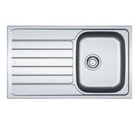 Evier à encastrer 45cm inox avec siphon Franke 005665 Inox G