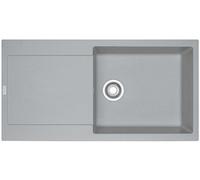 Evier à encastrer 50cm manuel platinum avec siphon 351861