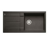 Evier à encastrer 60cm manuel anthracite avec siphon Blanco 515752 anthracite G