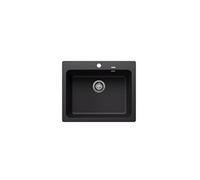 Evier à encastrer 60cm silgranit noir 525941