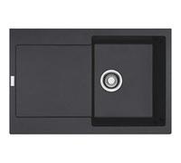 Franke Évier à encastrer Maris MRG611-78 Fragranit Onyx 78 cm (459426)