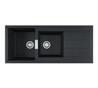 Evier à encastrer 80cm carbone Franke 915175 noir G