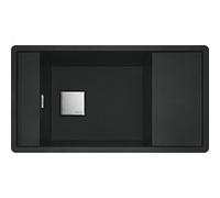 Évier à encastrer Fragranit 877 x 495 mm - Noir mat - Frames FSG 611-88 FRANKE