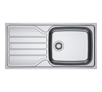 Évier à encastrer inox dekor 1 cuve 1 égouttoir 1000 x 500 mm FLN 611-XL FRANKE